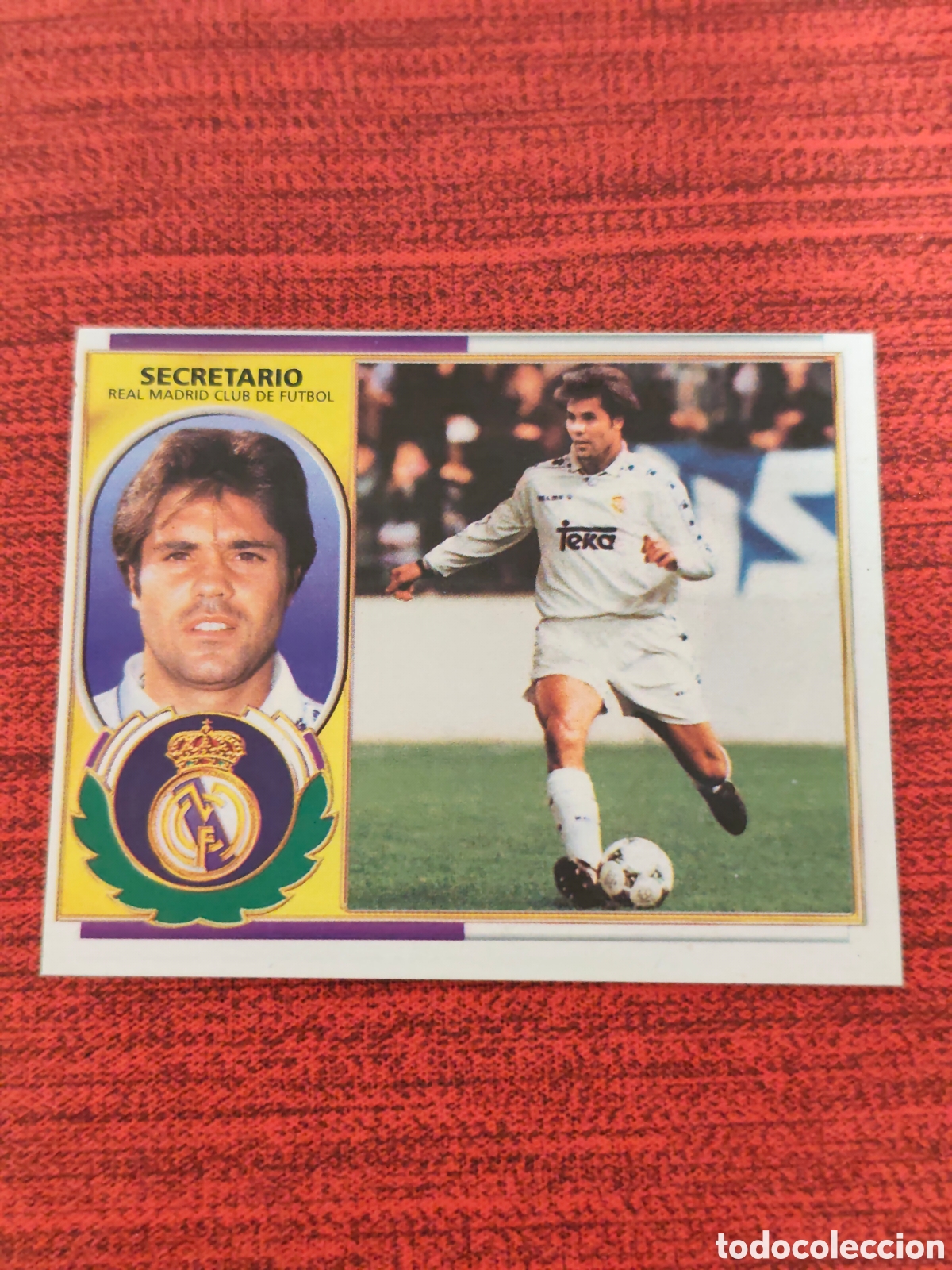 Cromos de F&uacute;tbol: VERSI&Oacute;N DIF&Iacute;CIL FICHAJE 18 SECRETARIO REAL MADRID EDICIONES ESTE 1996 1997