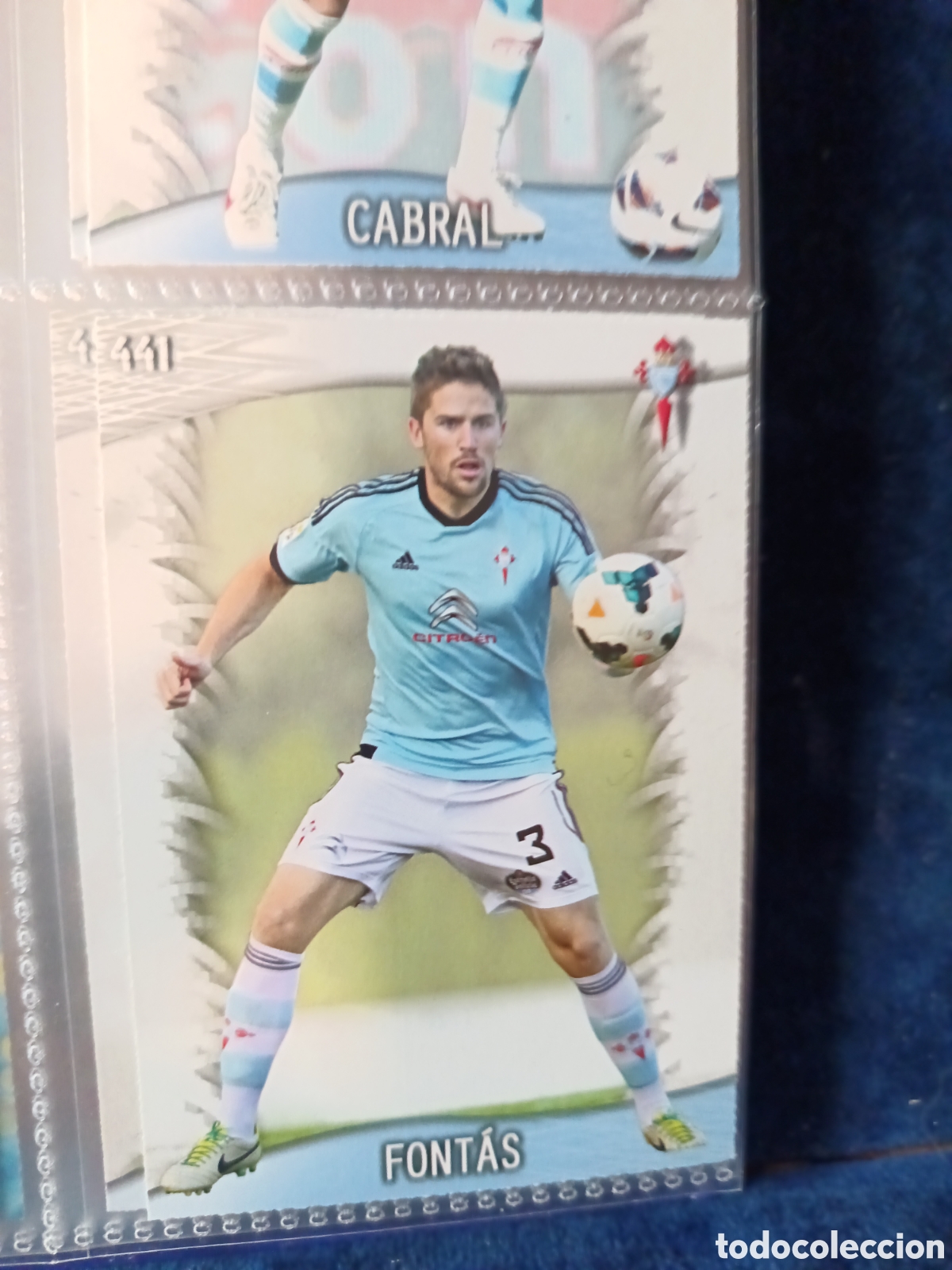 Cromos de F&uacute;tbol: 441 Fontas mundicromo Quiz Game 13/14