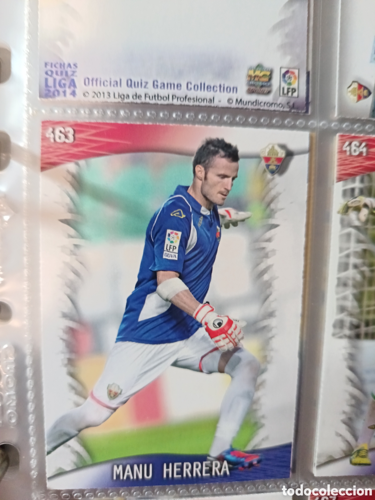 Football Stickers: 463 Manu mundicromo Quiz Game 13/14