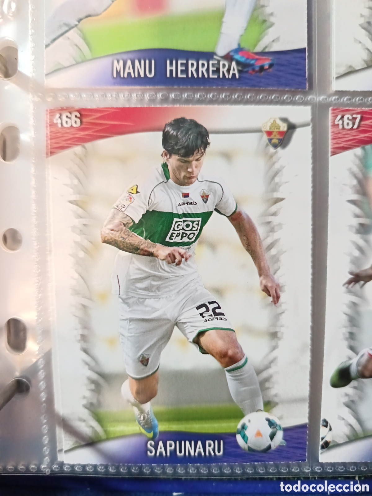 Football Stickers: 466 Sapunaru mundicromo Quiz Game 13/14