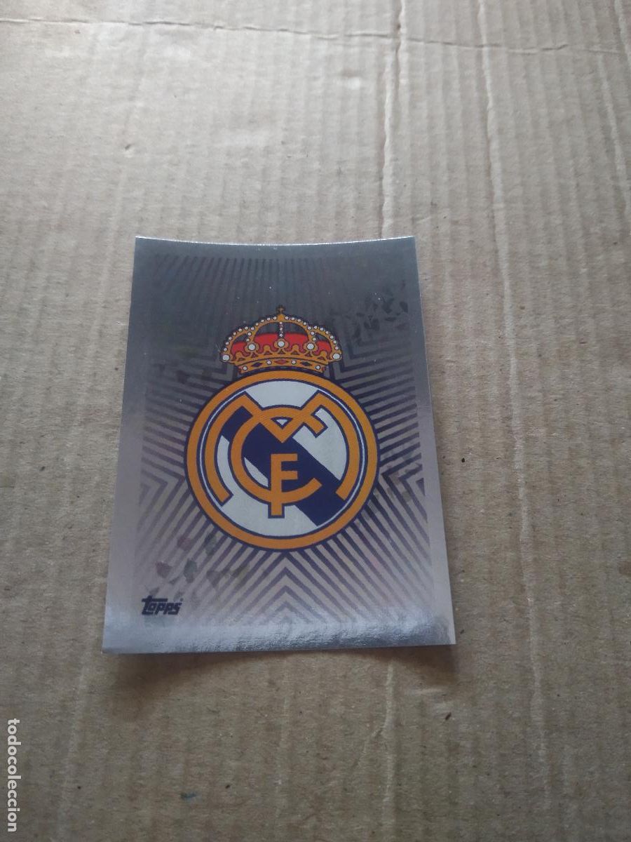 Cromos de F&uacute;tbol: 384 ESCUDO REAL MADRID CROMO FUTBOL TOPPS 19-20 UEFA CHAMPIONS LEAGUE 2019-2020