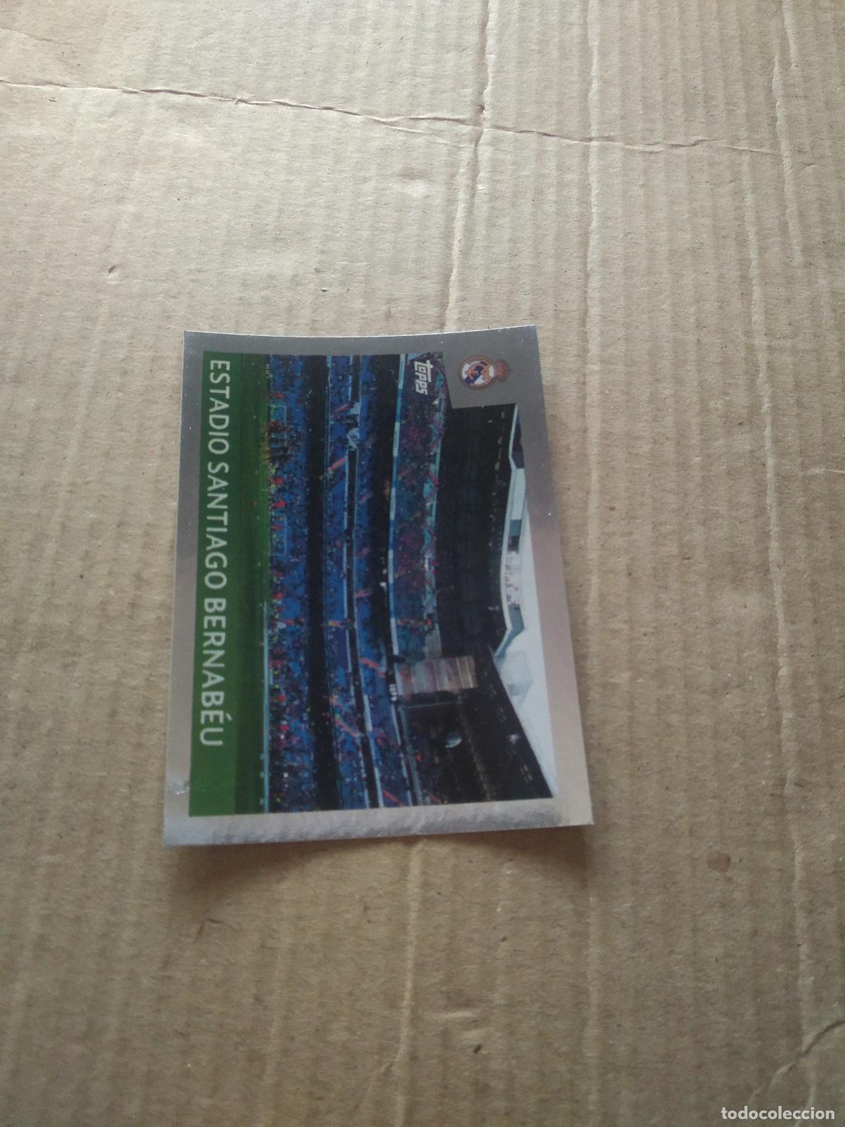 Cromos de F&uacute;tbol: 385 ESTADIO SANTIAGO BERNABEU REAL MADRID CROMO FUTBOL TOPPS 19-20 UEFA CHAMPIONS LEAGUE 2019-2020