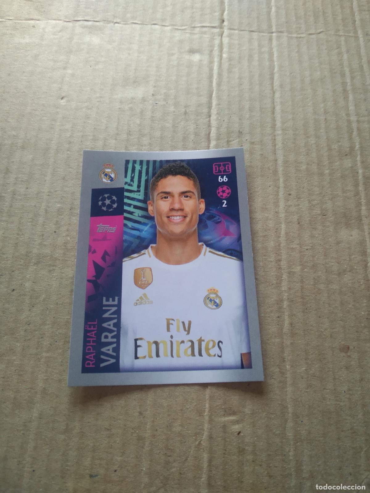 Cromos de F&uacute;tbol: 392 VARANE REAL MADRID CROMO FUTBOL TOPPS 19-20 UEFA CHAMPIONS LEAGUE 2019-2020