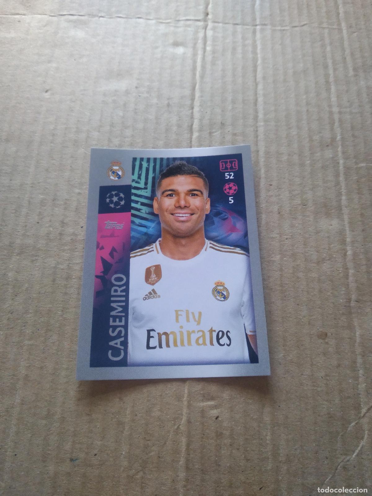 Cromos de F&uacute;tbol: 394 CASEMIRO REAL MADRID CROMO FUTBOL TOPPS 19-20 UEFA CHAMPIONS LEAGUE 2019-2020