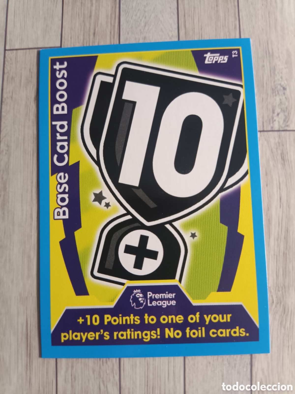 Fu&szlig;ball-Sticker: T3 - BASE CARD BOOST MATCH ATTAX PREMIER LEAGUE 2017 2018 TOPPS 17 18