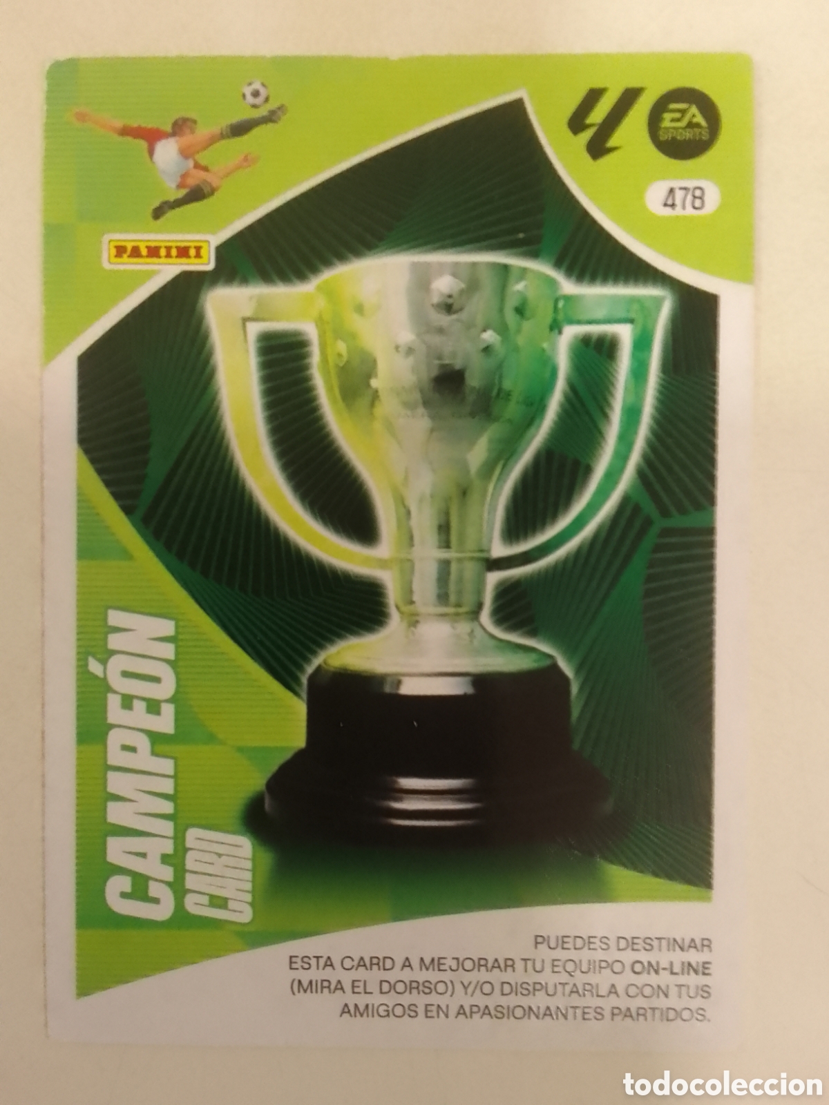 Cromos de F&uacute;tbol: Adrenalyn XL 2024-25 n&deg; 478 CAMPE&Oacute;N CARD.