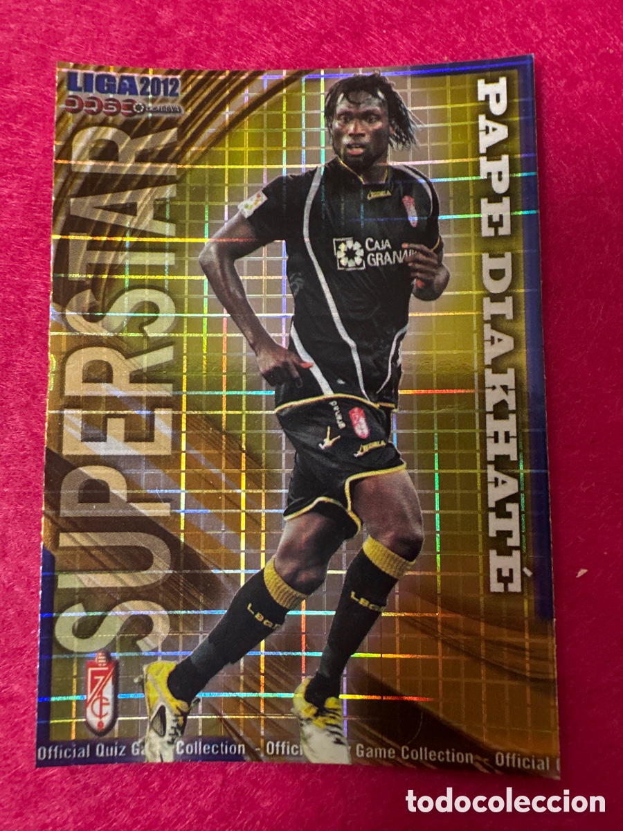Cromos de F&uacute;tbol: 540 PAPE DIAKHAT&Eacute; (GRANADA) SUPERSTAR CUADROS MUNDICROMO 2012 11 12 ESPECIAL MUY DIF&Iacute;CIL!!