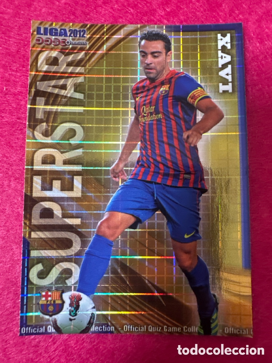 Cromos de F&uacute;tbol: 23 XAXI (F.C.BARCELONA)SUPERSTAR CUADROS MUNDICROMO 2012 11 12 SERIE ESPECIAL LIMITADA MUY DIF&Iacute;CIL!!