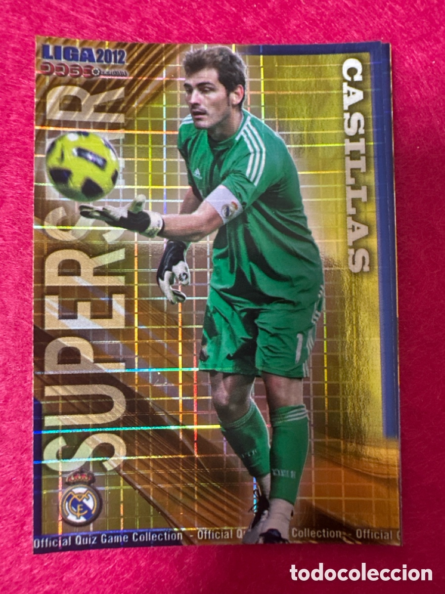 Cartes &agrave; collectionner de Football: 50 CASILLAS(R.MADRID)SUPERSTAR CUADROS MUNDICROMO 2012 11 12 SERIE ESPECIAL MUY DIF&Iacute;CIL!!