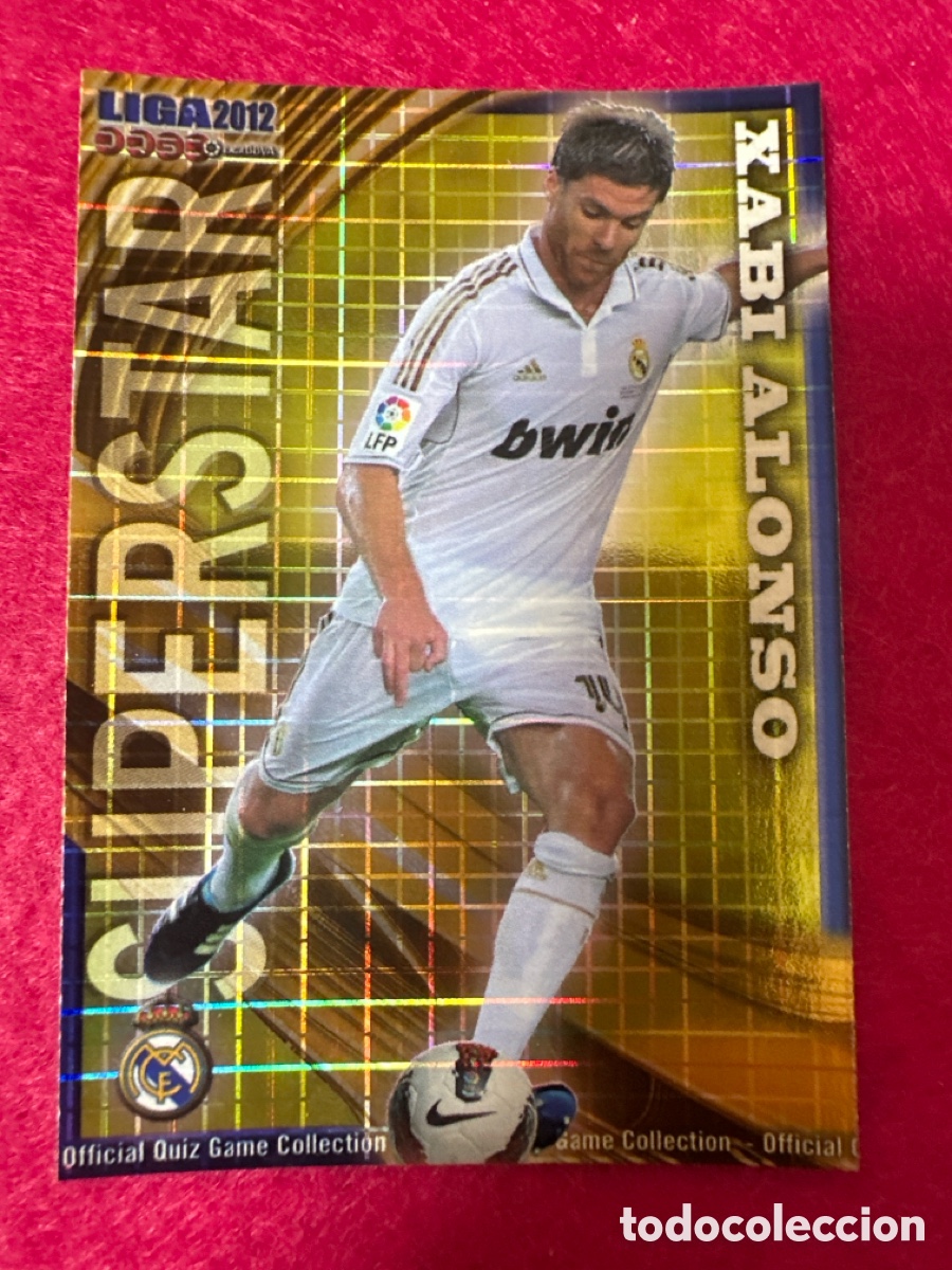 Fu&szlig;ball-Sticker: 52 XABIALONSO (R.MADRID)SUPERSTAR CUADROS MUNDICROMO 2012 11 12 SERIE ESPECIAL MUY DIF&Iacute;CIL!!