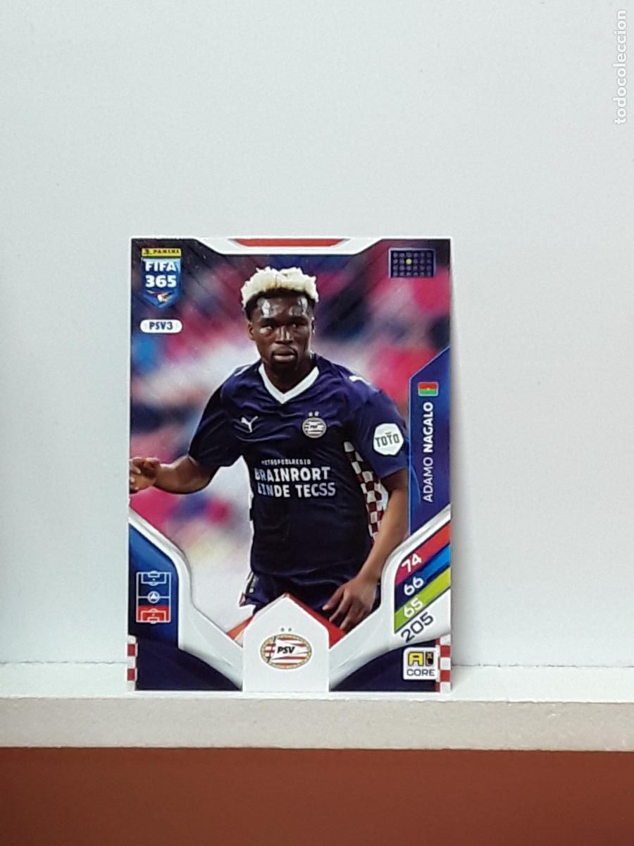 Cromos de F&uacute;tbol: FIFA 365 ADRENALYN 2025 2026 25 26 ALBUM PANINI LIGA N PSV3 PSV 3 PSV EINDHOVEN ADAMO NAGALO