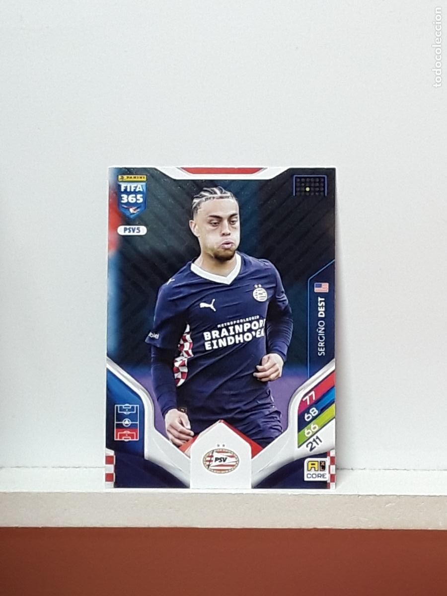 Cromos de F&uacute;tbol: FIFA 365 ADRENALYN 2025 2026 25 26 ALBUM PANINI LIGA N PSV5 PSV 5 PSV EINDHOVEN SERGI&Ntilde;O DEST