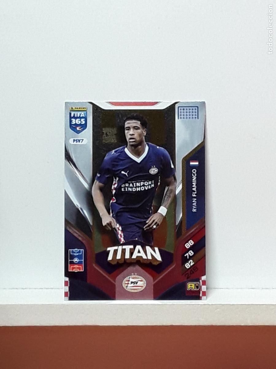 Cromos de F&uacute;tbol: FIFA 365 ADRENALYN 2025 2026 25 26 ALBUM PANINI LIGA N PSV7 PSV 7 PSV EINDHOVEN RYAN FLAMINGO