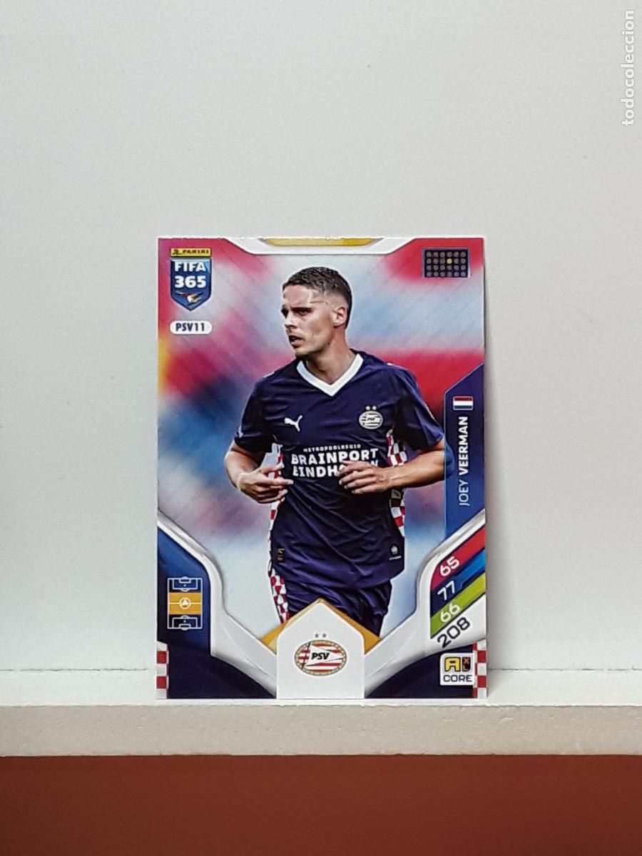 Cromos de F&uacute;tbol: FIFA 365 ADRENALYN 2025 2026 25 26 ALBUM PANINI LIGA N PSV11 PSV 11 PSV EINDHOVEN JOEY VEERMAN