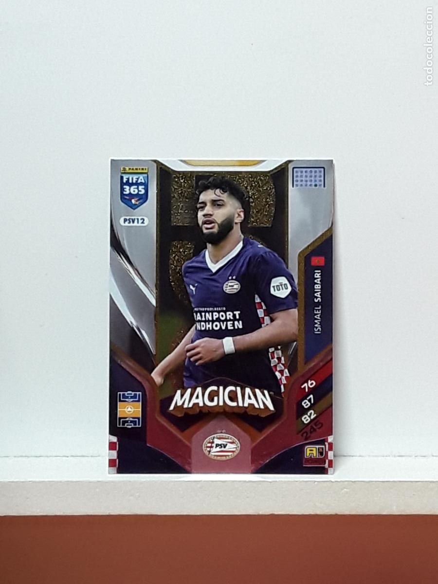 Cromos de F&uacute;tbol: FIFA 365 ADRENALYN 2025 2026 25 26 ALBUM PANINI LIGA N PSV12 PSV 12 PSV EINDHOVEN ISMAEL SAIBARI