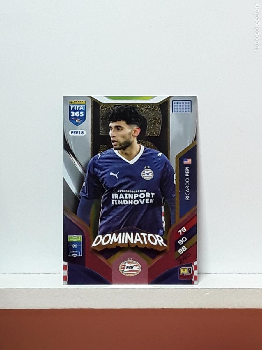 Cromos de F&uacute;tbol: FIFA 365 ADRENALYN 2025 2026 25 26 ALBUM PANINI LIGA N PSV18 PSV 18 PSV EINDHOVEN RICARDO PEPI