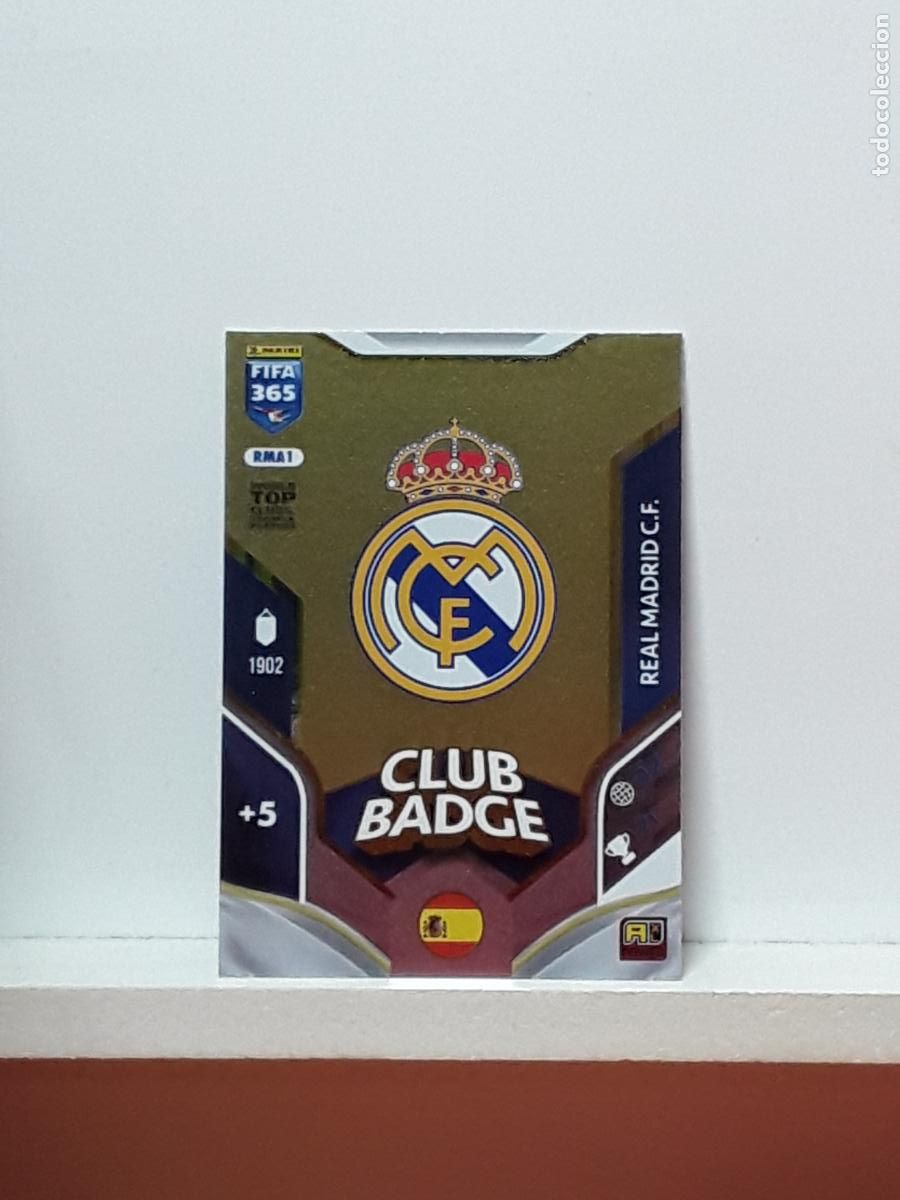 Cromos de F&uacute;tbol: FIFA 365 ADRENALYN 2025 2026 25 26 ALBUM PANINI LIGA N RMA1 RMA 1 REAL MADRID ESCUDO LOGO
