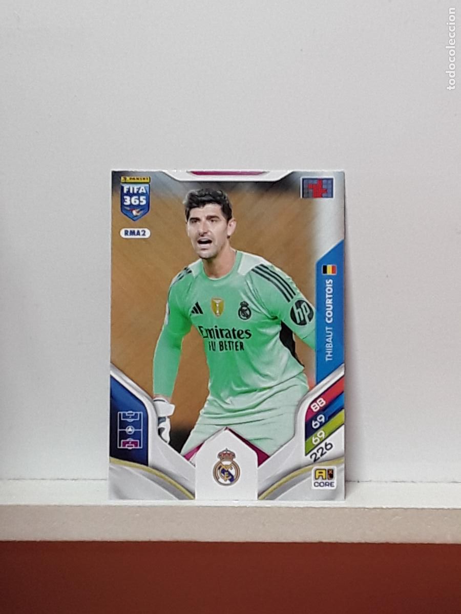 Cromos de F&uacute;tbol: FIFA 365 ADRENALYN 2025 2026 25 26 ALBUM PANINI LIGA N RMA2 RMA 2 REAL MADRID THIBAUT COURTOIS