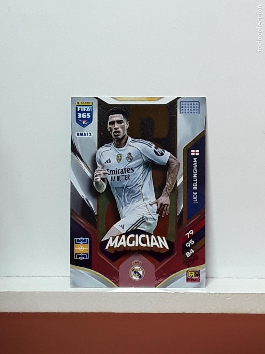 Cromos de F&uacute;tbol: FIFA 365 ADRENALYN 2025 2026 25 26 ALBUM PANINI LIGA N RMA12 RMA 12 REAL MADRID JUDE BELLINGHAM