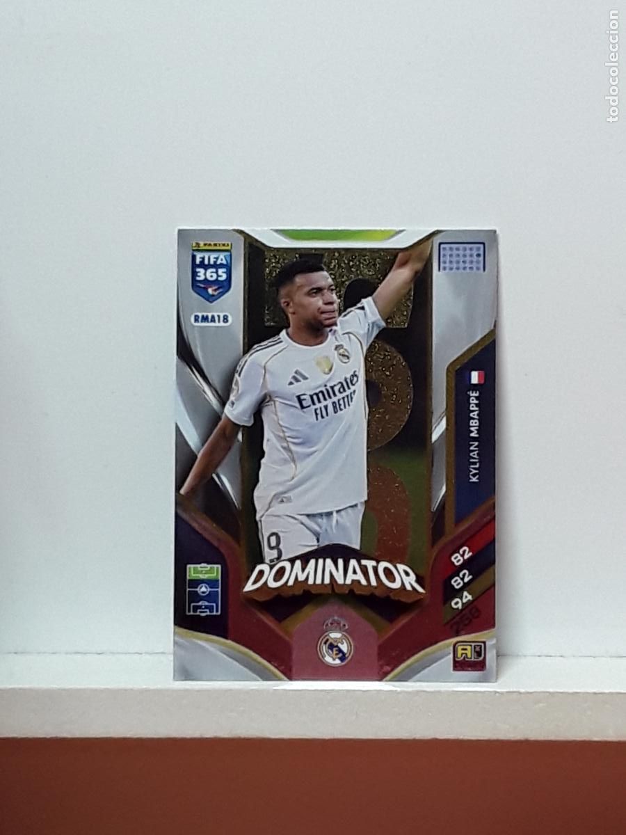 Cartes &agrave; collectionner de Football: FIFA 365 ADRENALYN 2025 2026 25 26 ALBUM PANINI LIGA N RMA18 RMA 18 REAL MADRID KYLIAN MBAPPE