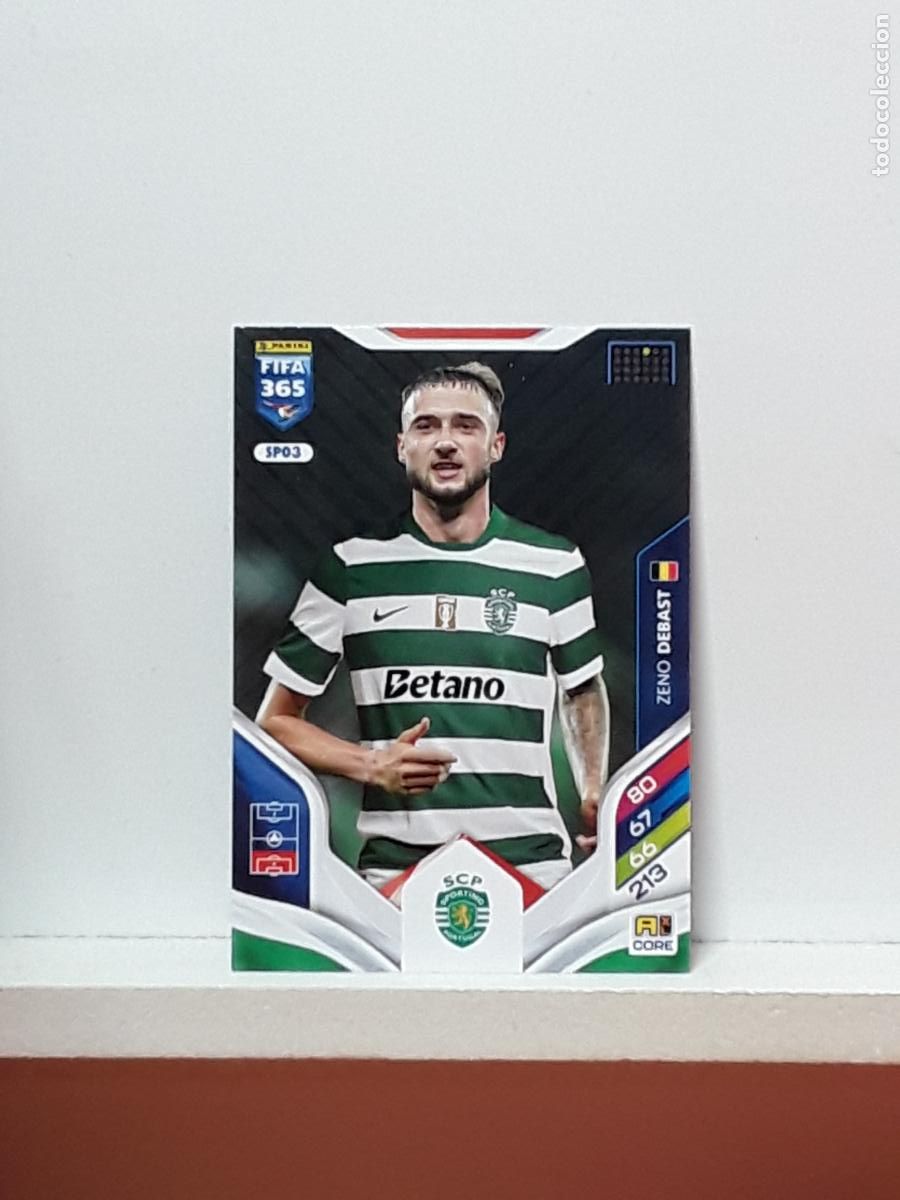 Cromos de F&uacute;tbol: FIFA 365 ADRENALYN 2025 2026 25 26 ALBUM PANINI LIGA N SPO3 SPO 3 SPORTING PORTUGAL ZENO DEBAST