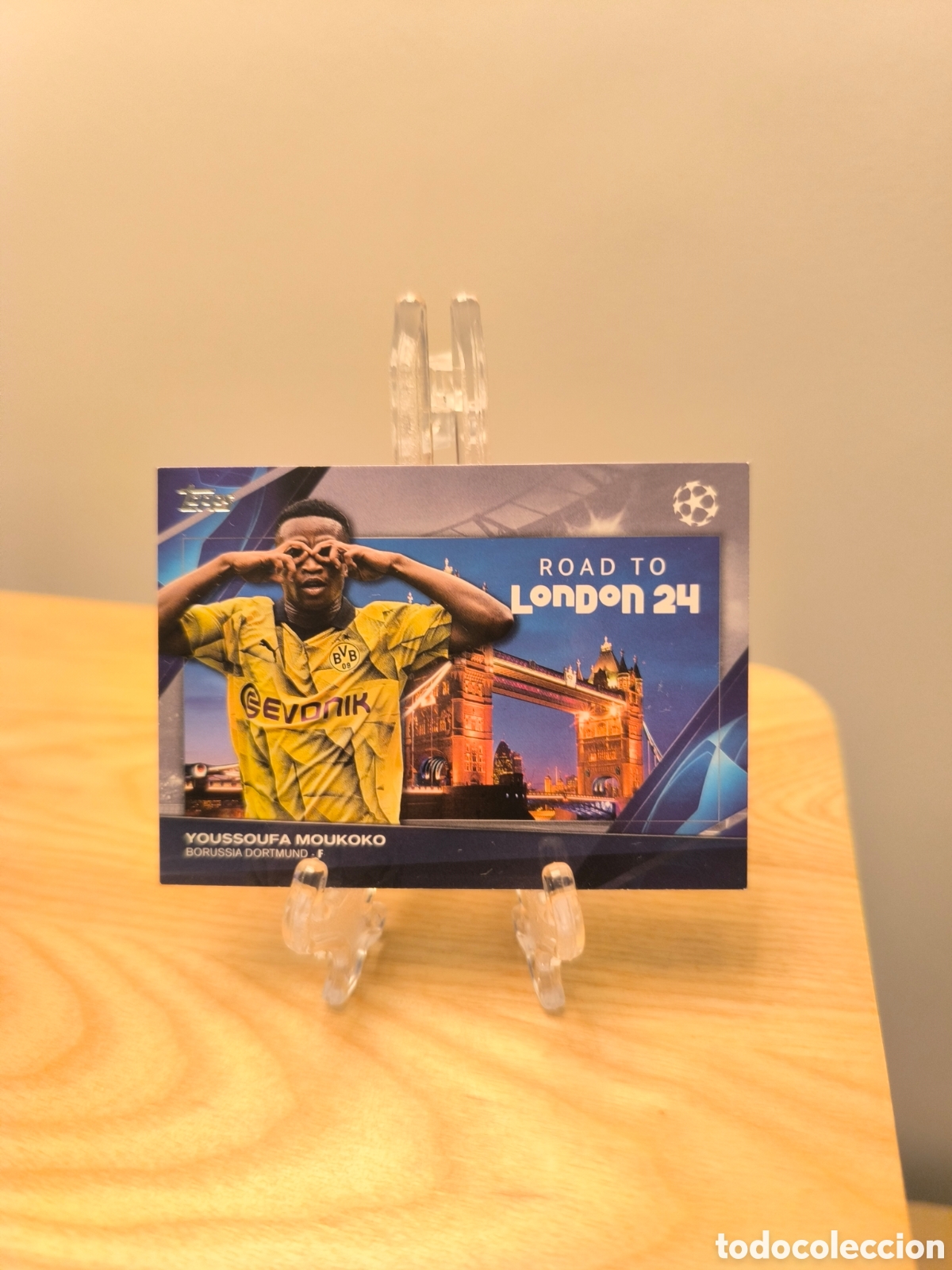 Cromos de F&uacute;tbol: Youssoufa Moukoko Topps Road to London 24 Borussia Dortmund