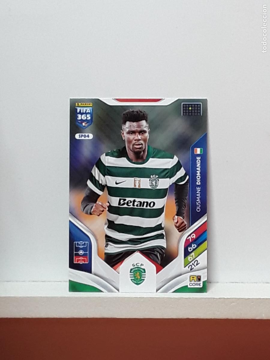 Cromos de F&uacute;tbol: FIFA 365 ADRENALYN 2025 2026 25 26 ALBUM PANINI LIGA N SPO4 SPO 4 SPORTING PORTUGAL OUSMANE DIOMANDE