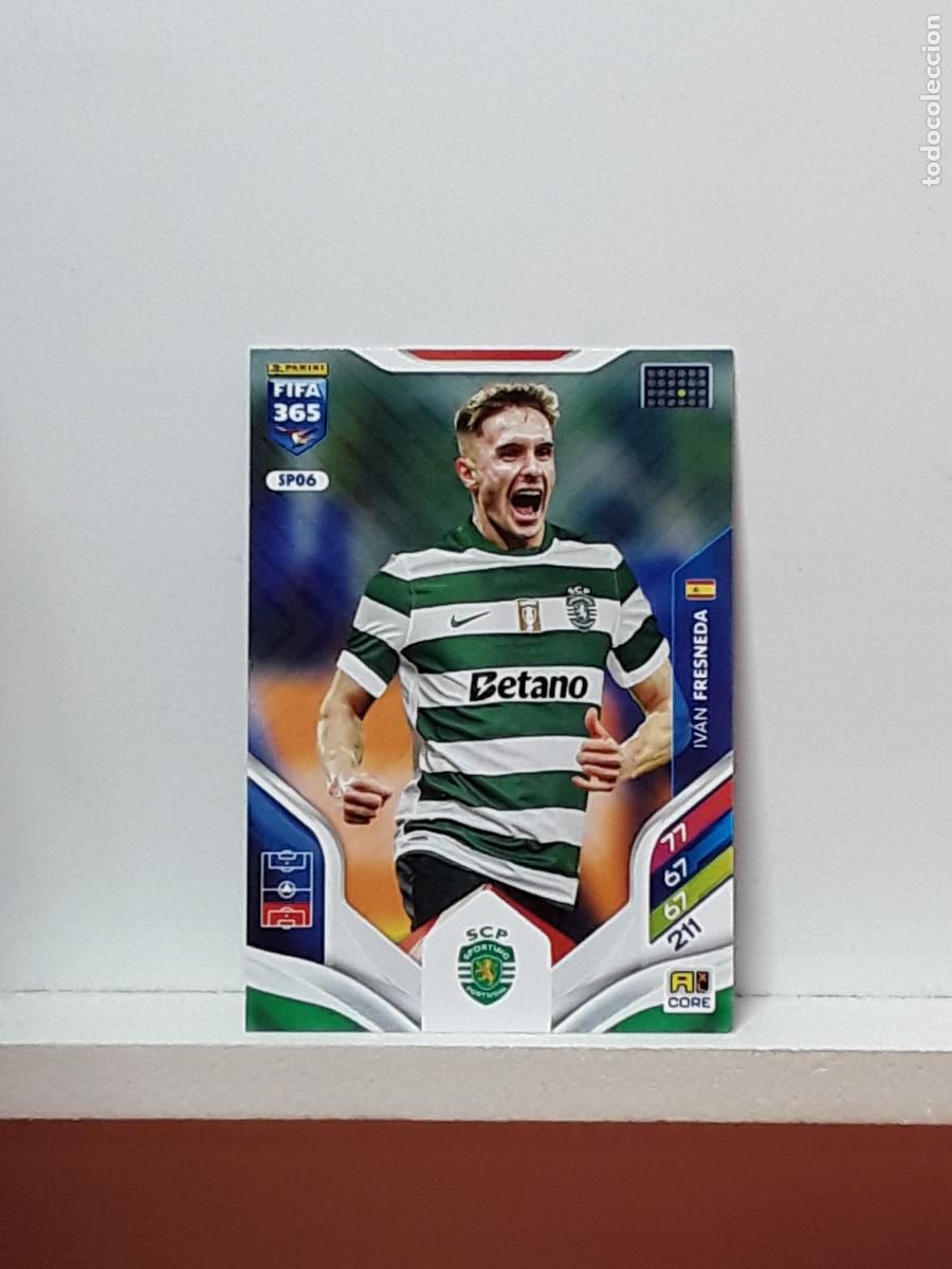 Cromos de F&uacute;tbol: FIFA 365 ADRENALYN 2025 2026 25 26 ALBUM PANINI LIGA N SPO6 SPO 6 SPORTING PORTUGAL IVAN FRESNEDA
