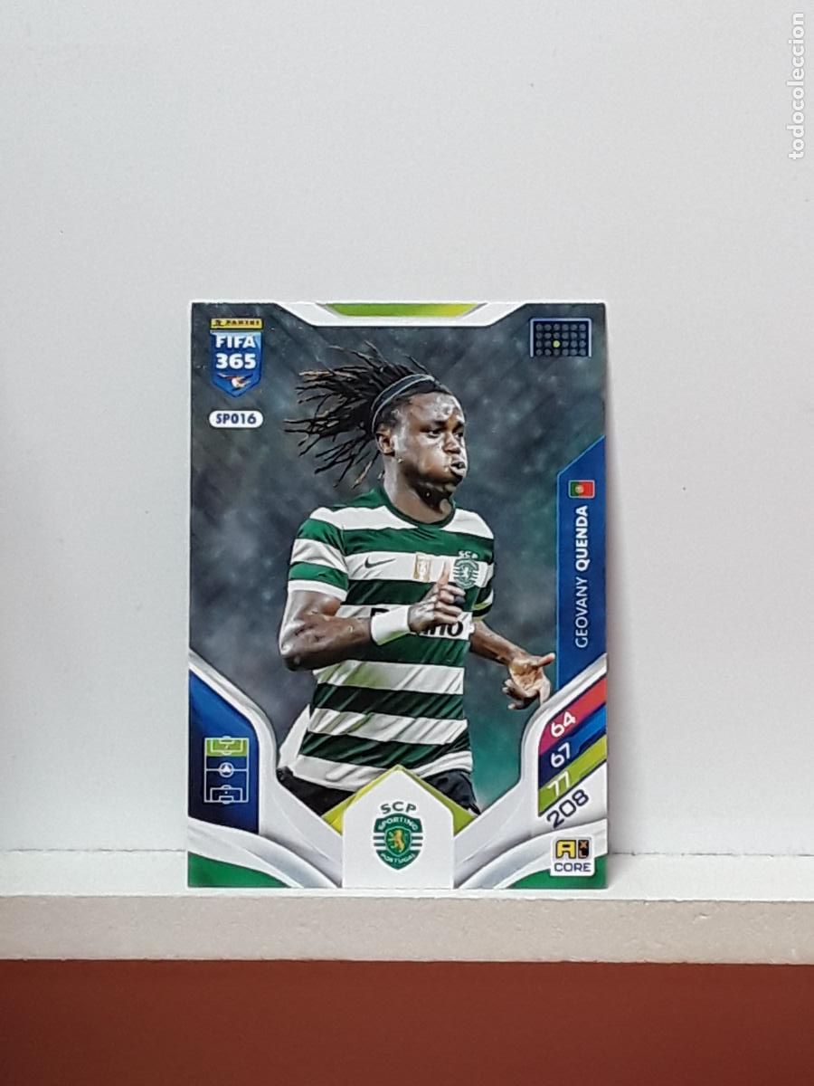 Cromos de F&uacute;tbol: FIFA 365 ADRENALYN 2025 2026 25 26 ALBUM PANINI LIGA N SPO16 SPO 16 SPORTING PORTUGAL GEOVANY QUENDA