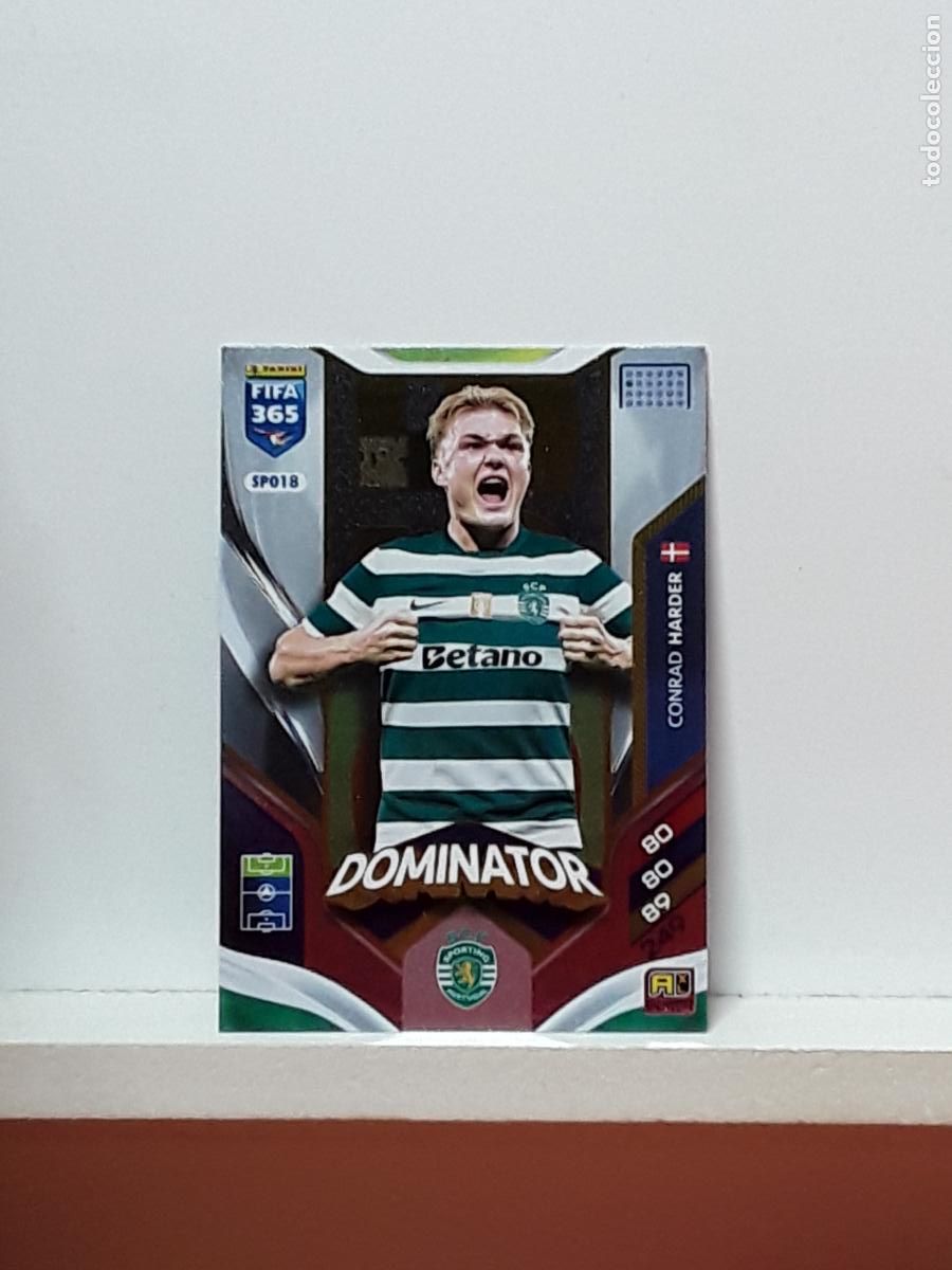 Cromos de F&uacute;tbol: FIFA 365 ADRENALYN 2025 2026 25 26 ALBUM PANINI LIGA N SPO18 SPO 18 SPORTING PORTUGAL CONRAD HARDER