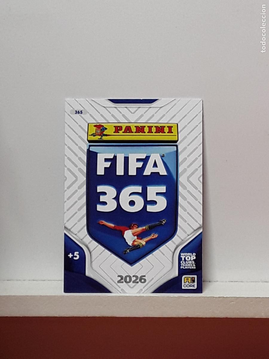 Cromos de F&uacute;tbol: FIFA 365 ADRENALYN 2025 2026 25 26 ALBUM PANINI LIGA N 365 LOGO EMBLEMA