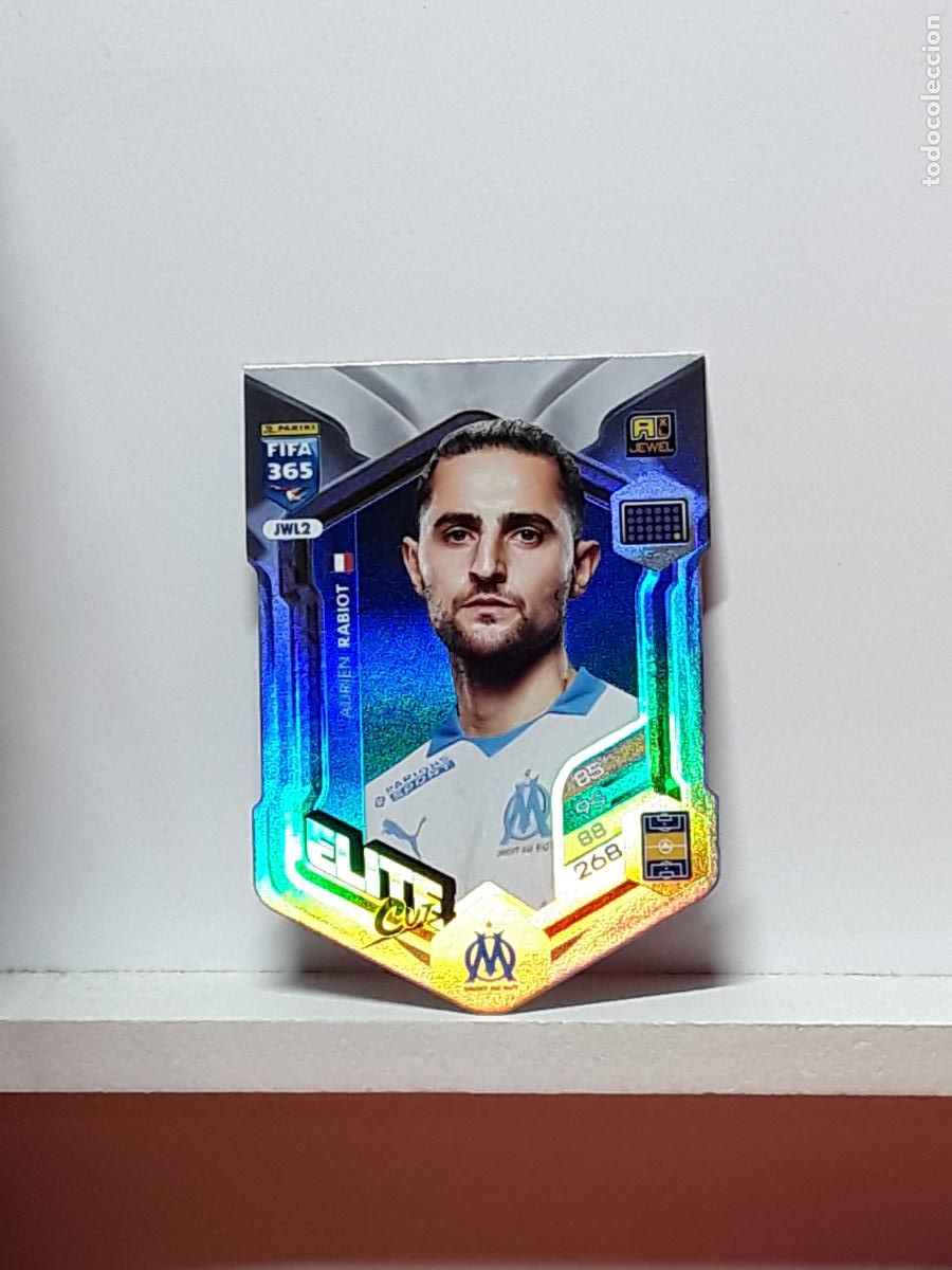 Cromos de F&uacute;tbol: FIFA 365 ADRENALYN 2025 2026 25 26 ALBUM PANINI LIGA N JWL2 JWL 2 ELITE CUT MARSEILLE ADRIEN RABIOT