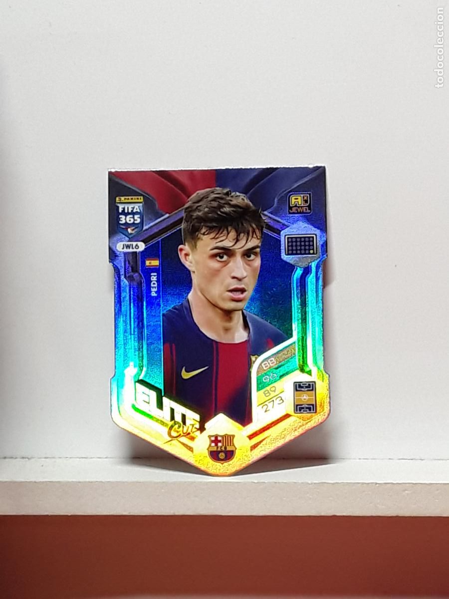 Cromos de F&uacute;tbol: FIFA 365 ADRENALYN 2025 2026 25 26 ALBUM PANINI LIGA N JWL6 JWL 6 ELITE CUT BARCELONA PEDRI
