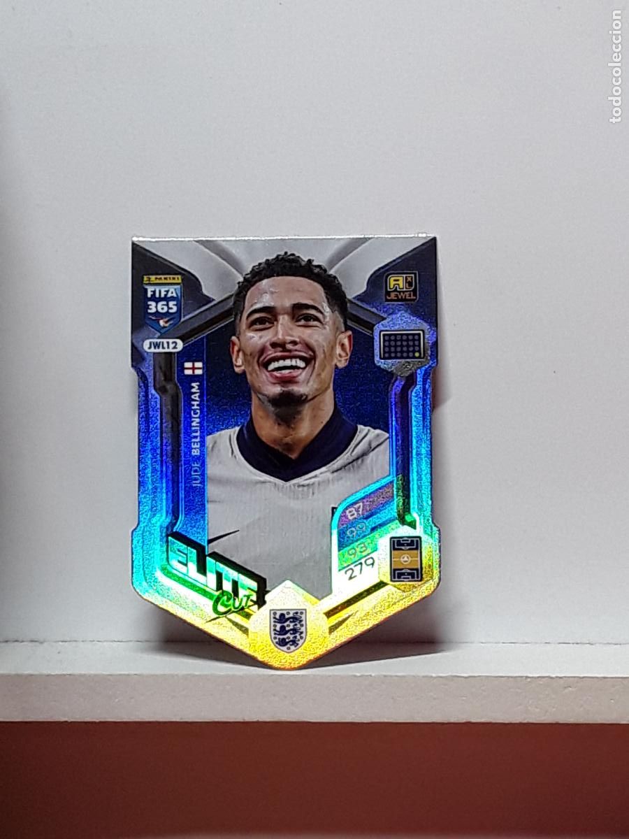Cromos de F&uacute;tbol: FIFA 365 ADRENALYN 2025 2026 25 26 ALBUM PANINI LIGA N JWL12 JWL 12 ELITE CUT REAL MADRID BELLINGHAM
