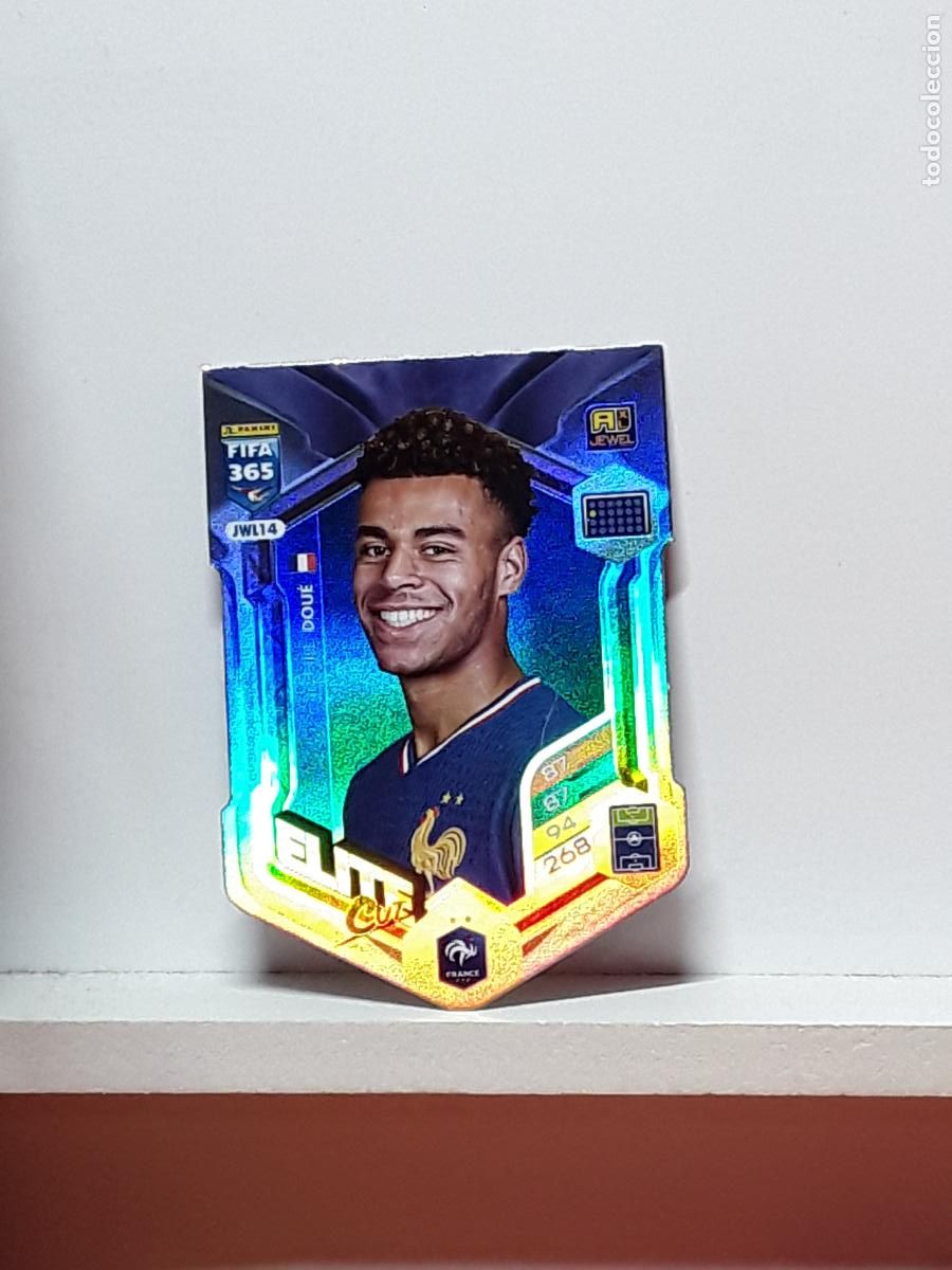 Cromos de F&uacute;tbol: FIFA 365 ADRENALYN 2025 2026 25 26 ALBUM PANINI LIGA N JWL14 JWL 14 ELITE CUT FRANCIA DESIRE DOUE