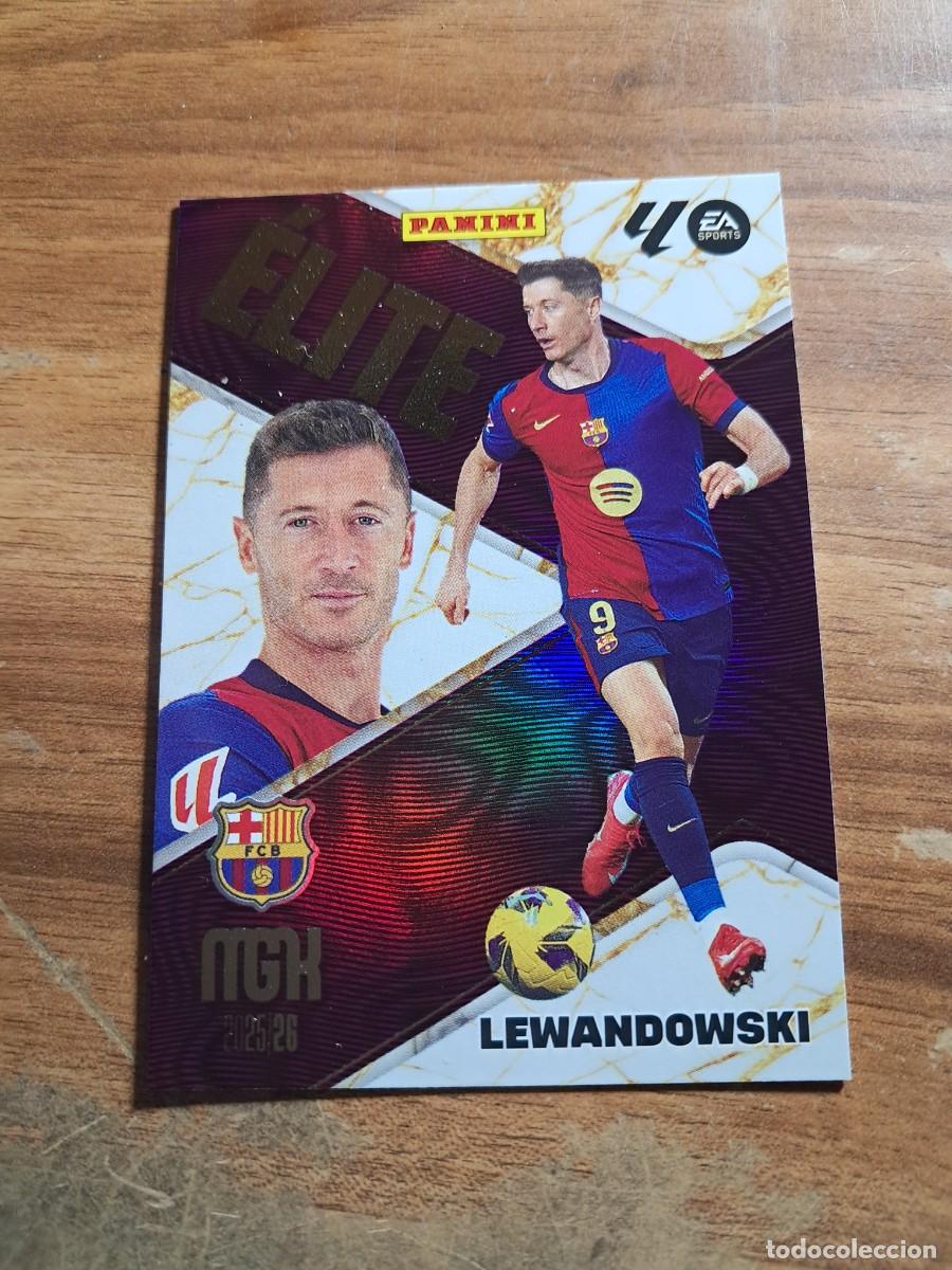 Cromos de F&uacute;tbol: CARD MEGACRACKS TEMPORADA 25/26: &Eacute;LITE LEWANDOWSKI, N&deg; 10