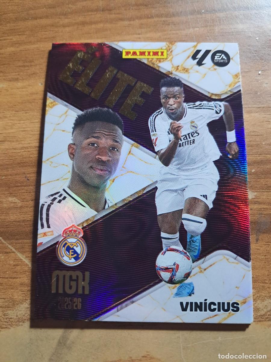 Cromos de F&uacute;tbol: CARD MEGACRACKS TEMPORADA 25/26: &Eacute;LITE VINICIUS, N&deg; 18