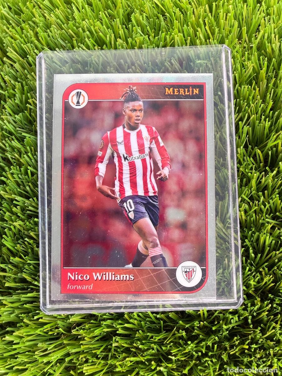Cromos de F&uacute;tbol: N&ordm; 17 Nico Williams Athletic Club Merlin Chrome 24 25