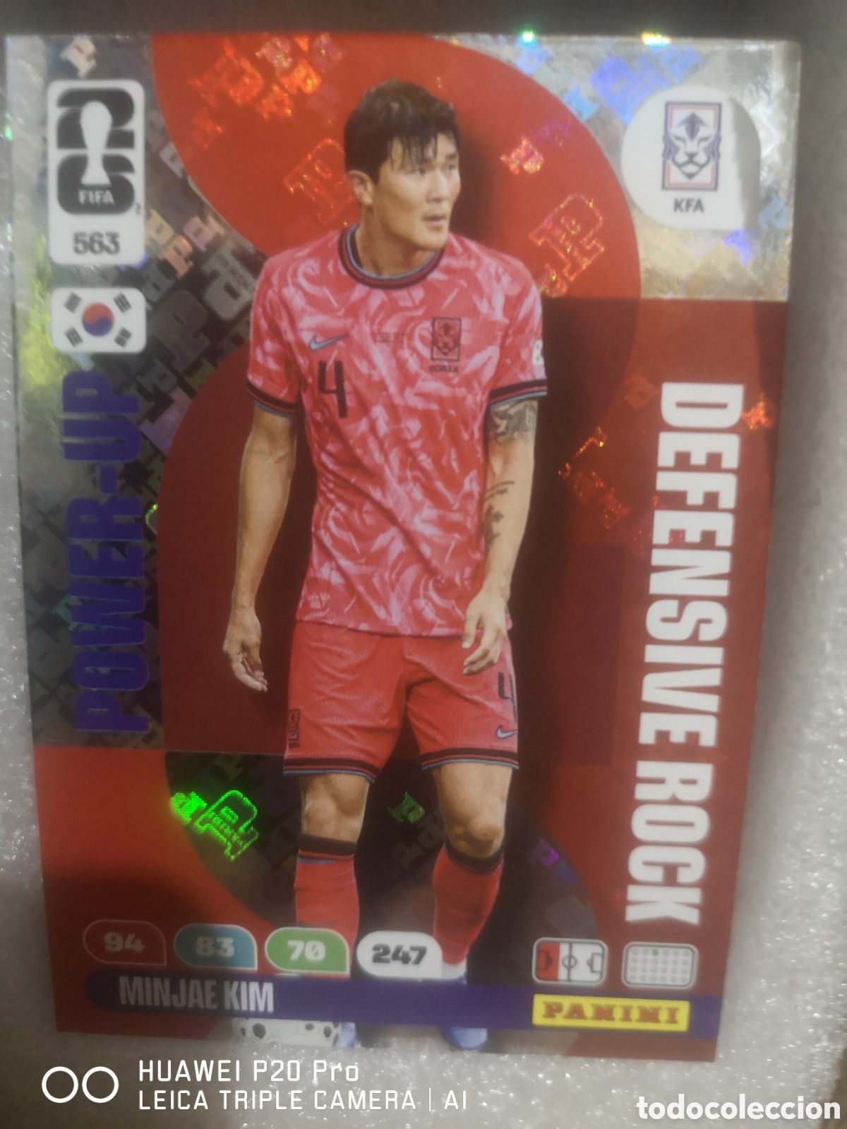 Cromos de F&uacute;tbol: ADRENALYN FIFA WORLD CUP 2026 DEFENSIVE ROCK POWER - UP MINJAE KIM 563