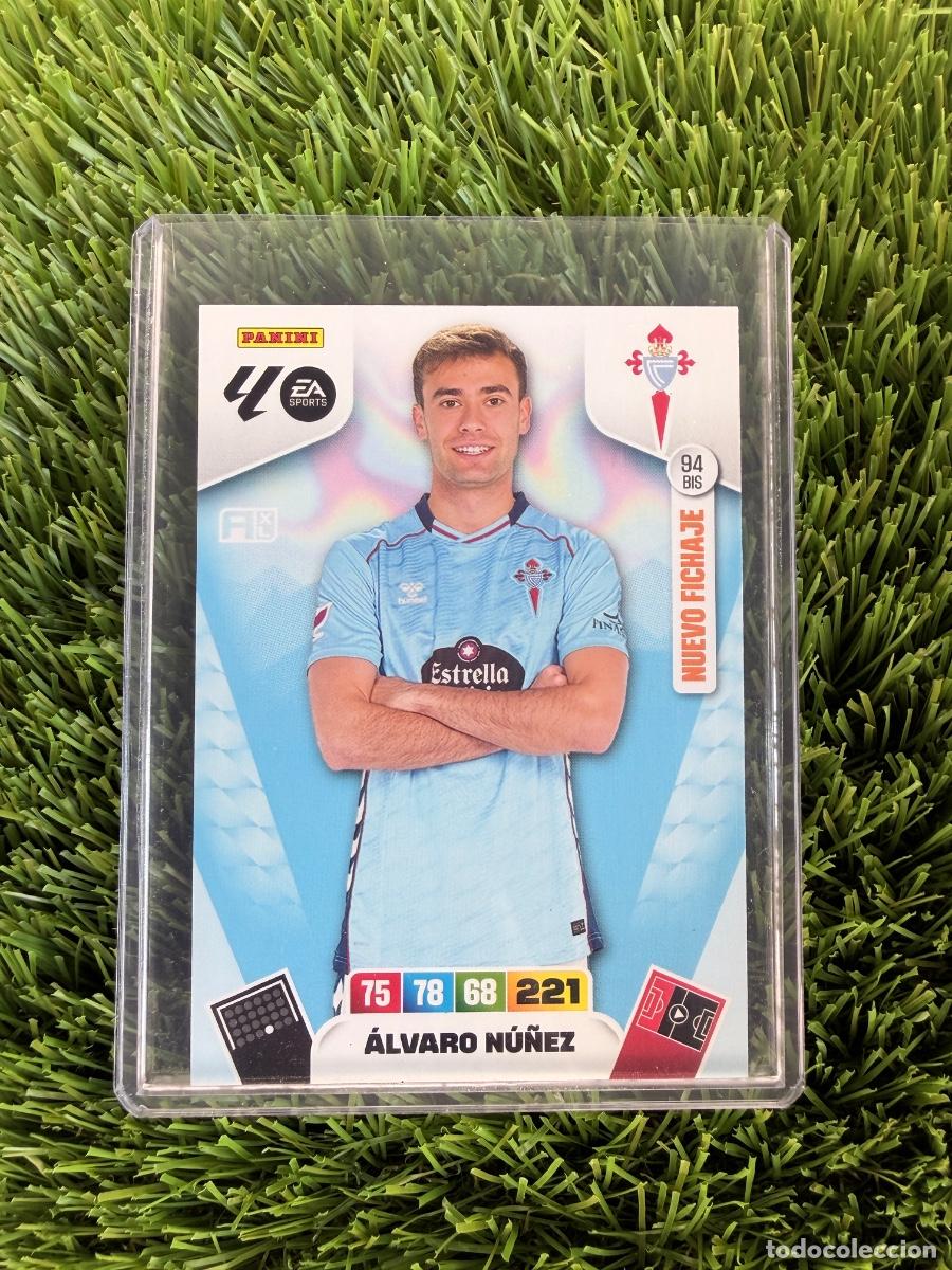 Cromos de F&uacute;tbol: N&ordm; 94BIS &Aacute;lvaro N&uacute;&ntilde;ez Nuevo Fichaje RC Celta Adrenalyn XL 25 26