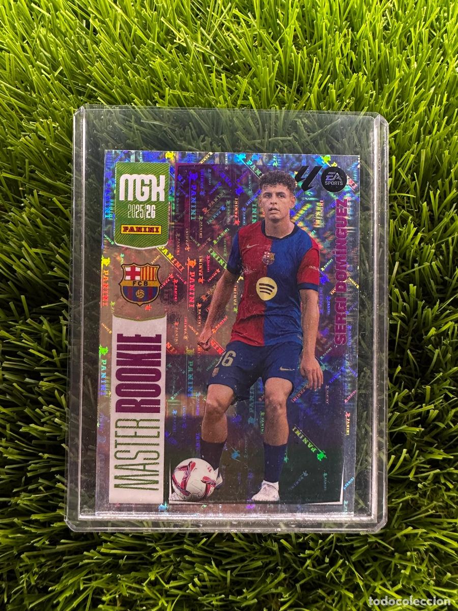 Cromos de F&uacute;tbol: N&ordm; 421 Sergi Dom&iacute;nguez Master Rookie FC Barcelona Megacracks 25 26