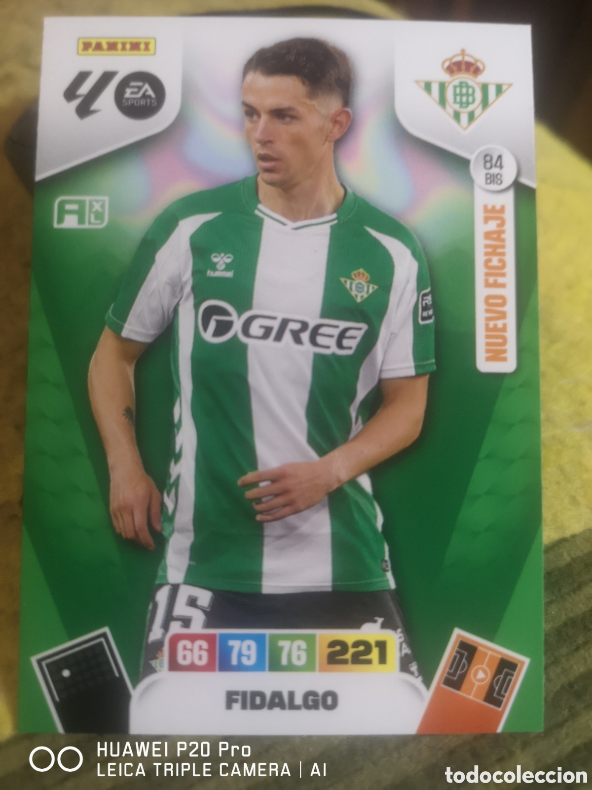 Cromos de F&uacute;tbol: ADRENALYN 2025 2026 FIDALGO NUEVO FICHAJE 84 BIS - REAL BETIS