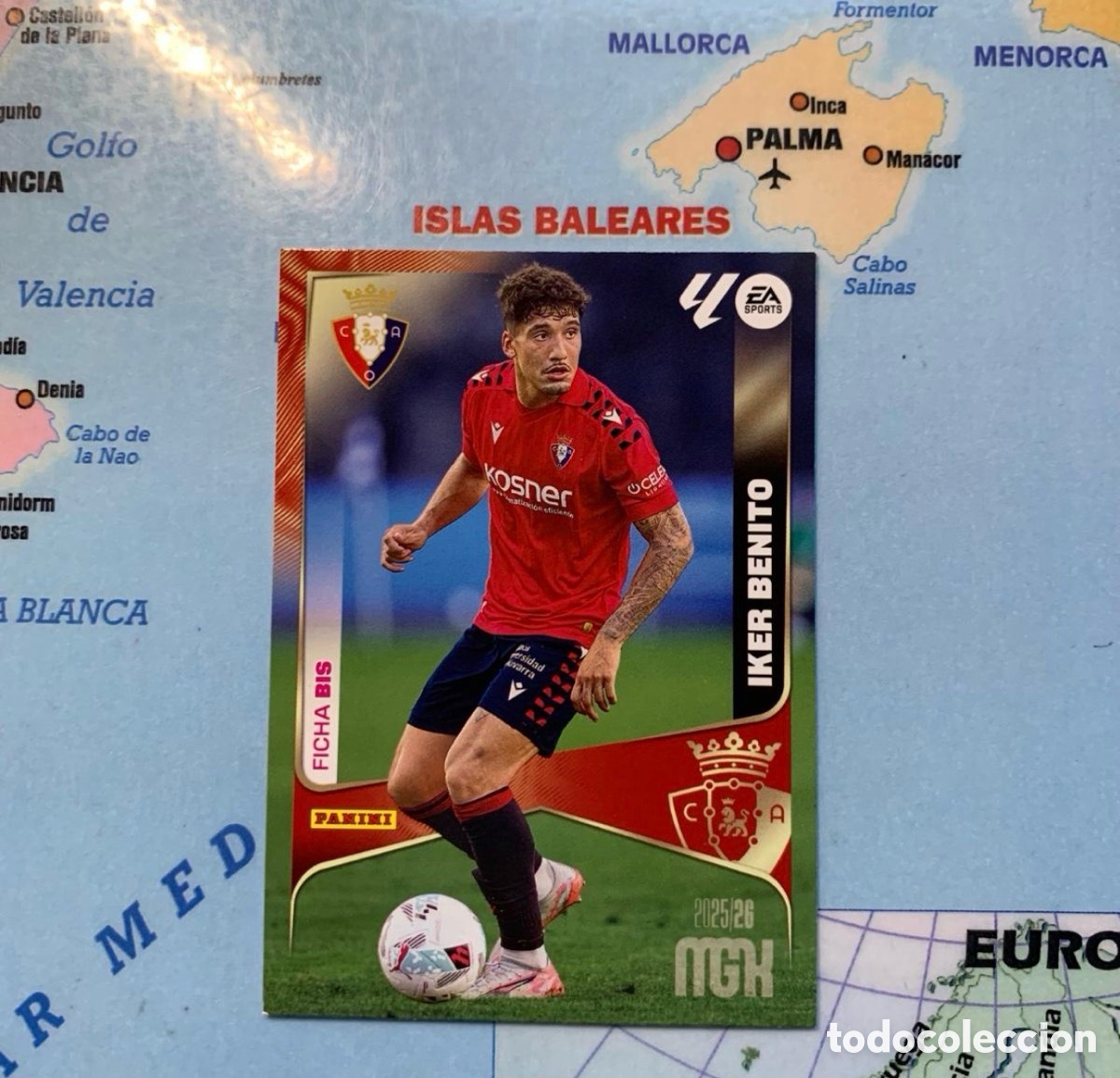 Cromos de F&uacute;tbol: Iker Benito n&uacute;mero 268 Bis Del Osasuna megacracks 25-26 2025-2026