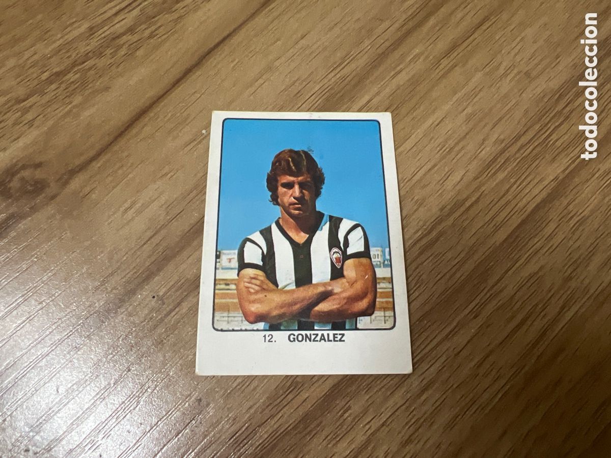 Cromos de F&uacute;tbol: 1974 GONZALEZ N&ordm; 12 KEISA SIN PEGAR