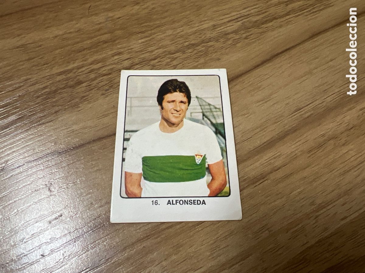 Cromos de F&uacute;tbol: 1974 ALFONSEDA ELCHE CF N&ordm; 16 KEISA SIN PEGAR