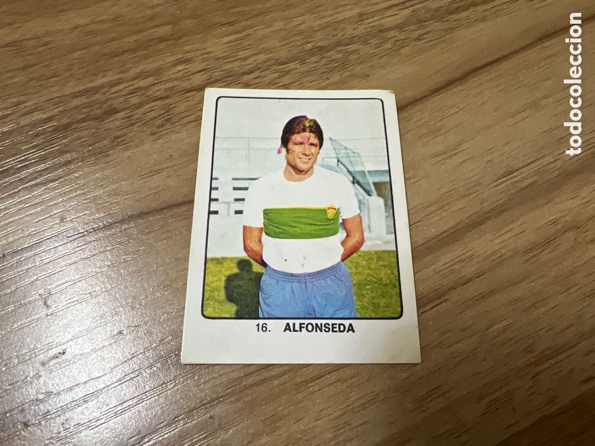 Cromos de F&uacute;tbol: 1974 ALFONSEDA ELCHE CF N&ordm; 16 KEISA SIN PEGAR