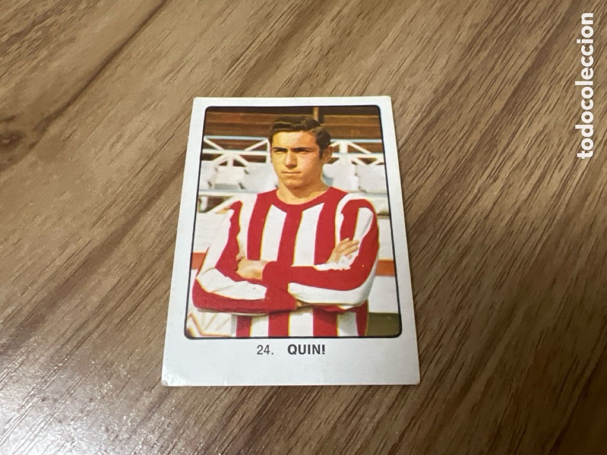 Cromos de Futebol: 1974 QUINI N&ordm; 24 KEISA SIN PEGAR