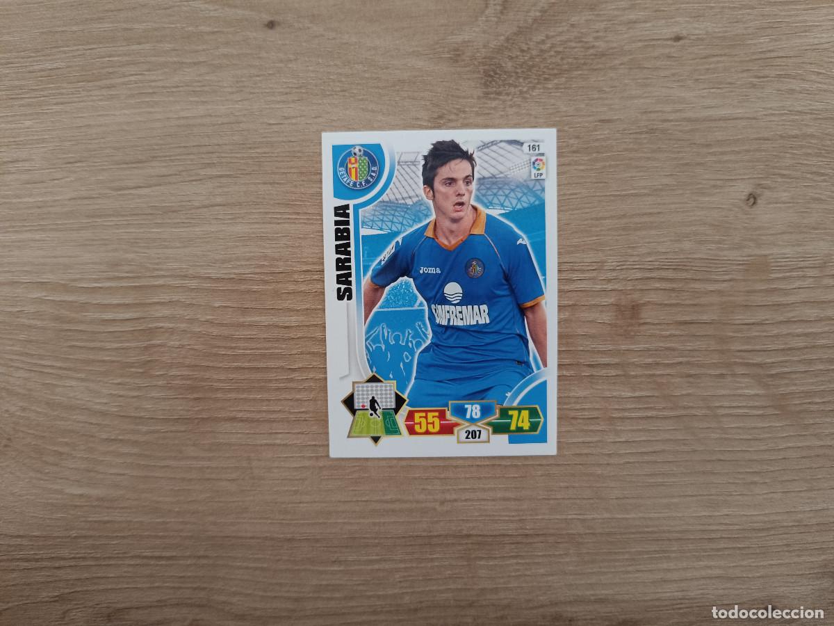 Cromos de f&uacute;tbol: CROMO DE F&Uacute;TBOL PANINI ADRENALYN SARABIA 161 GETAFE 13 14 2013 2014