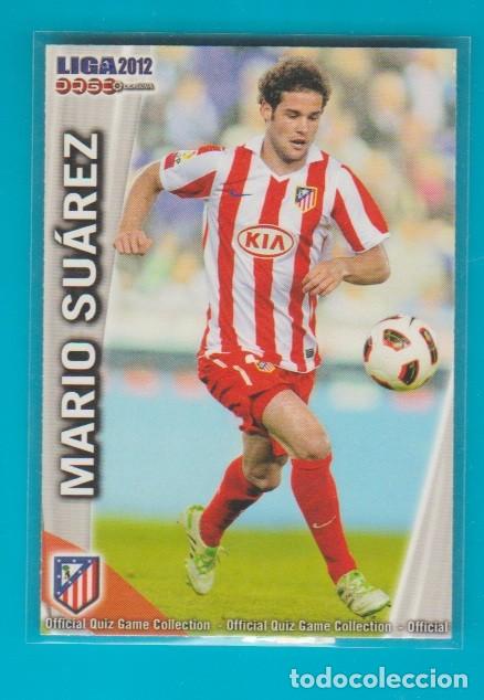 Figurine di Calcio: MUNDICROMO 2011 2012 11 12 ATL&Eacute;TICO DE MADRID MARIO SU&Aacute;REZ 177