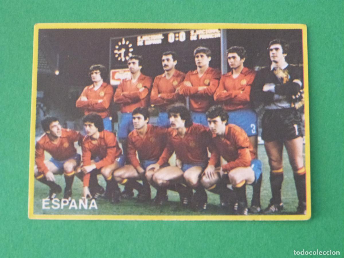 Cromos de F&uacute;tbol: CROMO FUTBOL SELECCION DE ESPA&Ntilde;A SIN PEGAR N&ordm; 45 A&Ntilde;O 1982 ALBUM FUTBOL EN ACCION DANONE